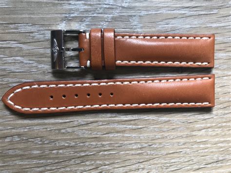 breitling lederen band|breitling leather watch straps.